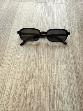 otra frankie black square modern vintage retro style sunglasses eyewear NEW